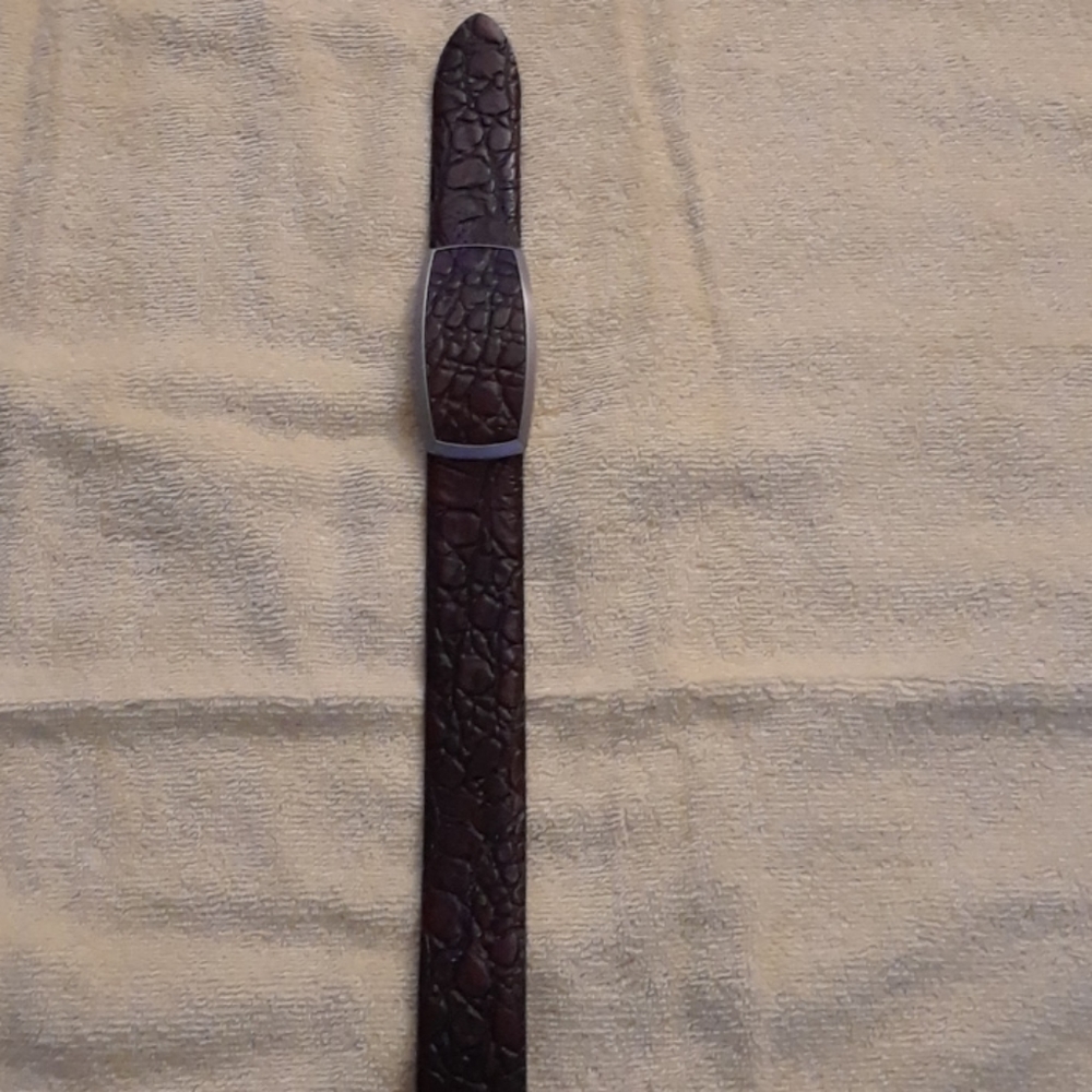 Hundred percent leather men's belt made in Germany